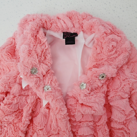 Girls Rule! Fluffy Soft Faux Fur Jacket - Picture 5 of 9